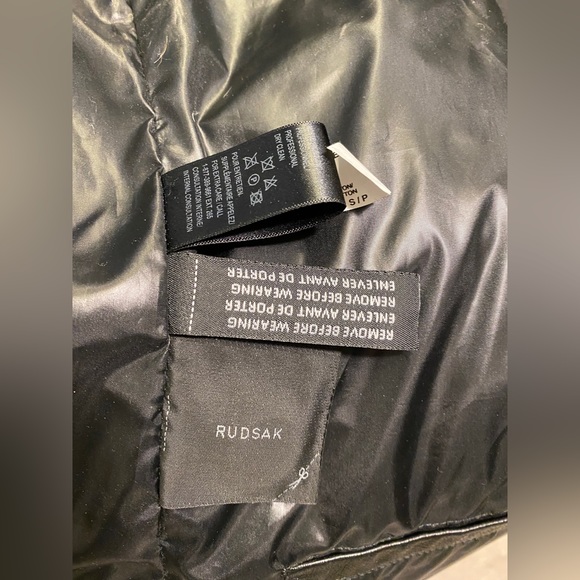 SOLD ✅ Rudsak Mens Classic Trench military style Jacket Size Small - Picture 7 of 7